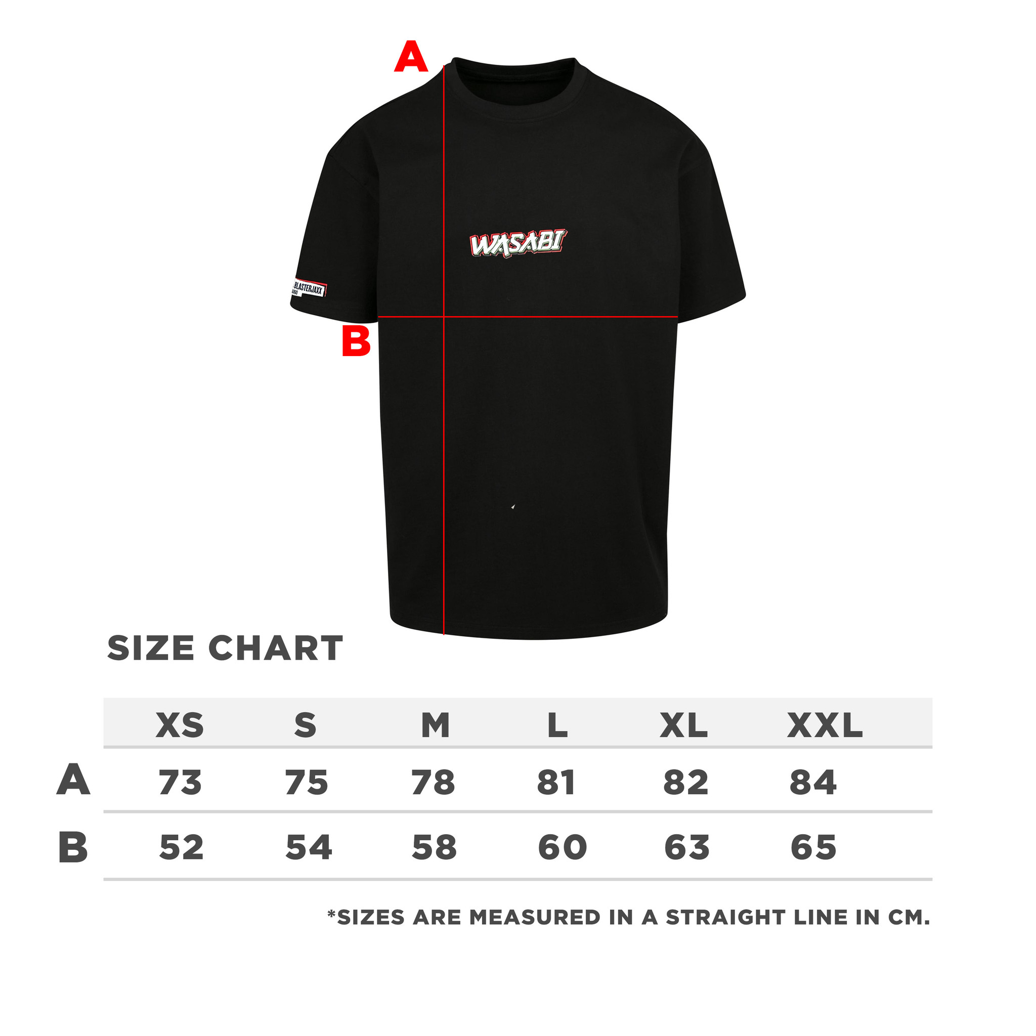 Da Tweekaz & Blasterjaxx - WASABI Heavy Oversized T-Shirt Limited Edition