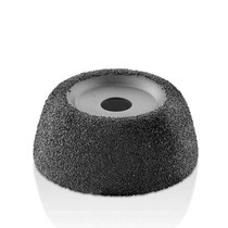 50mm ECONOMY FLARED CONTOUR WHEEL, 9.5mm BORE, 60 GRIT