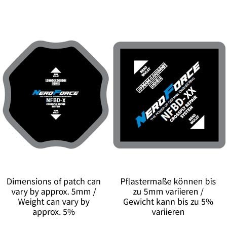 NeroForce Bias Patches - OTR - Dual Cure Type - 5 Plies