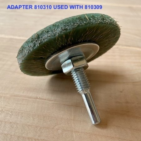 SIT Plastic Coated Brush, green 50 x 8 mm, AH 10 mm (Std. 0.50mm)