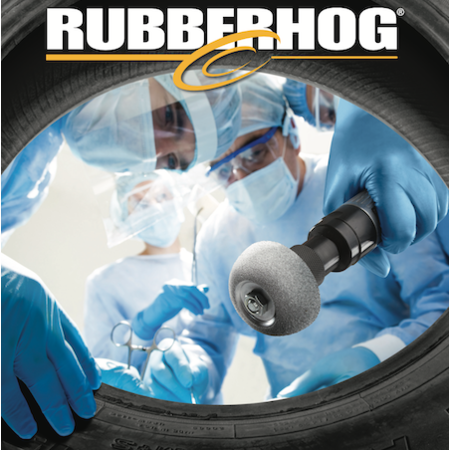 Rubberhog 50 mm Economy-Schleifglocke, AH 9,5mm, Körnung 60