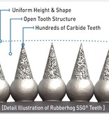 Rubberhog 89 mm Schleifglocke, AH 9,5mm