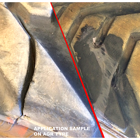 2-component repair material for conveyor belts and industrial rubber