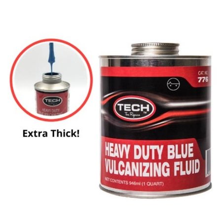 TECH HD BLUE VULCANIZING CEMENT w. Brush