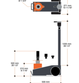 Martins Industries 20 Ton Pneumatic Floor Jack