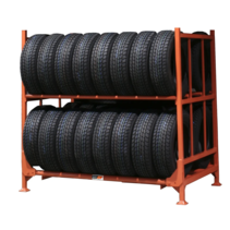 Foldable & Stackable Tyre rack, tread or Laced