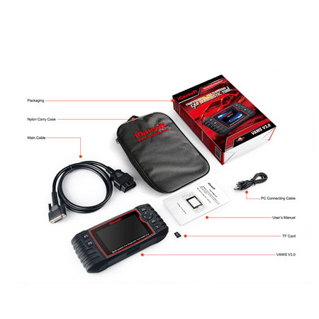 OBD II Diagnostic Tool VAWS V3.0 for Skoda, Seat, Volkswagen, Audi