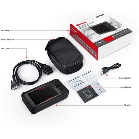 OBD II Diagnostic Tool CR V3.0 for 3 selected series per Car Brand