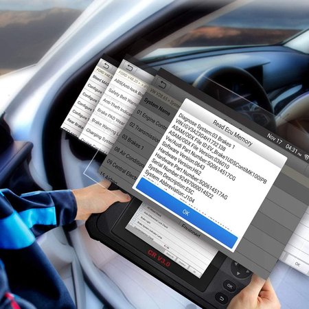 OBD II Diagnosegerät CR V3.0 für drei ausgewählte Fahrzeugtypen pro Marke