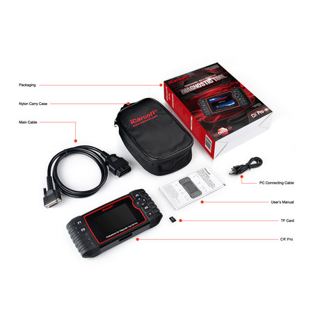 OBD II Diagnostic Tool CR Pro for 44 Car Brands