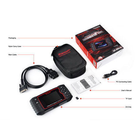 OBD II Diagnosegerät CR Elite für 44 Automarken