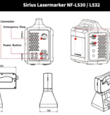 DEMO: Mobiler 10W Optischer Feststoff Laser Sirius,  LCD Touchscreen, Linux, 230V