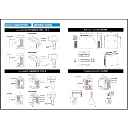 NF Handheld Laser Brochure, 24 Pages, Edition 2022