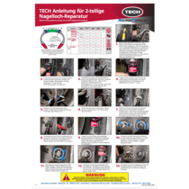 NF - A3 Repair Chart: 2 Step Nailhole Repair - GERMAN