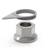 CHECKPOINT Wheel nut indicator - Metallic Silver Grey (Bag of 100 pcs)