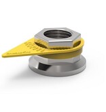 CHECKPOINT High Temperature Wheel nut indicator - Solid Yellow 32mm (Bag of 100 pcs)