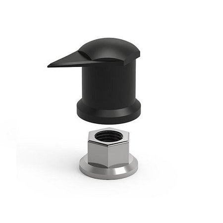 DUSTITE LONG REACH Wheel nut indicator and dust cap - Black (Bag of 50 pcs)