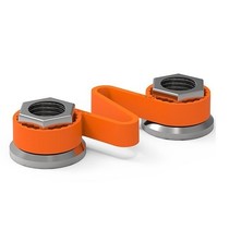 CHECKLINK Wheel nut indicator and retainer - Orange 32mm (Bag of 50 pcs)