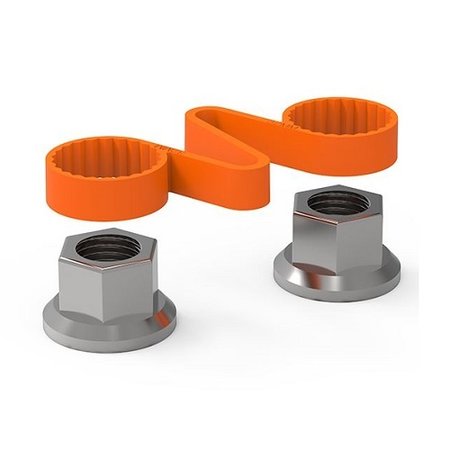 CHECKLINK Radmutteranzeiger und  Positionshalter - Orange 32mm (50 Stück pro Beutel)