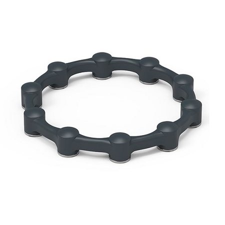 SAFEWHEEL Einteiliger Radmutter-Positionshalter und Schutzkappe - 32-33mm 10 Bolzen/335 LKD - Schwarz