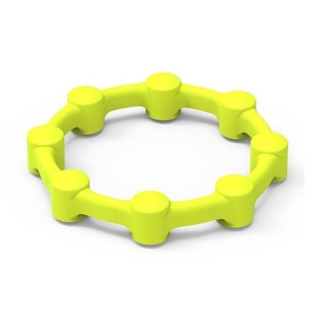 SAFEWHEEL One-piece wheel nut retaining ring and protective cap  -  8 STUD 275 PCD - Yellow