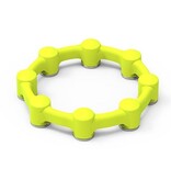 SAFEWHEEL One-piece wheel nut retaining ring and protective cap  -  8 STUD 275 PCD - Yellow