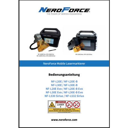 NeroForce NF LASER Manual 2.0, German Edition 2022