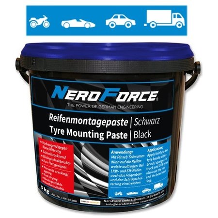 Reifenmontagepaste Schwarz STANDARD - 5kg