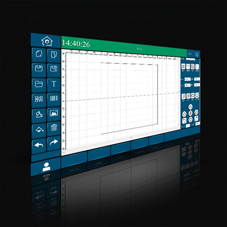 Mobiler 30W Optischer Faser Laser EVO, LCD Touchscreen, Linux, 230V, mit Wechsel Akku (12Ah / Arbeitszeit ca.5,5h), VORFÜHRER