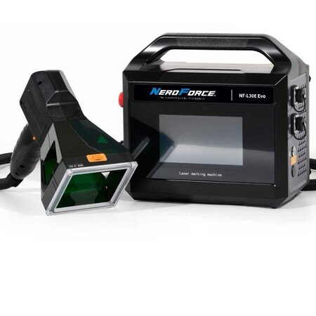 Handheld 20W Static Fiber Laser EVO, LCD Screen, Linux, 230V