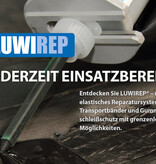 2-component repair material for conveyor belts and industrial rubber