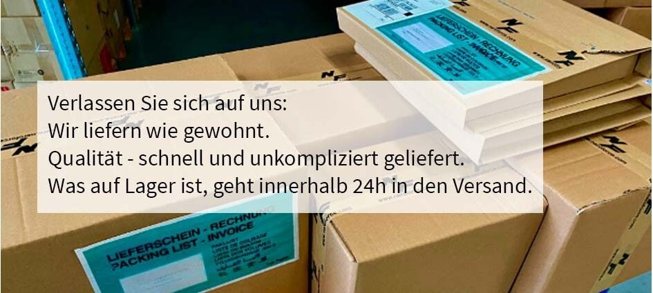Der Verkauf läuft wie gewohnt!