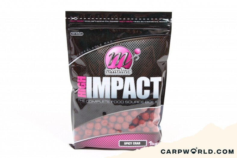 titel huren Claire Mainline High Impact Boilies Spicy Crab 1 kg • Carpworld.com