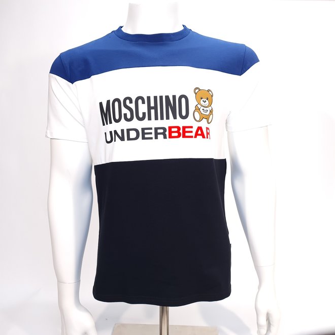 Moschino underbear t-shirt blue-white