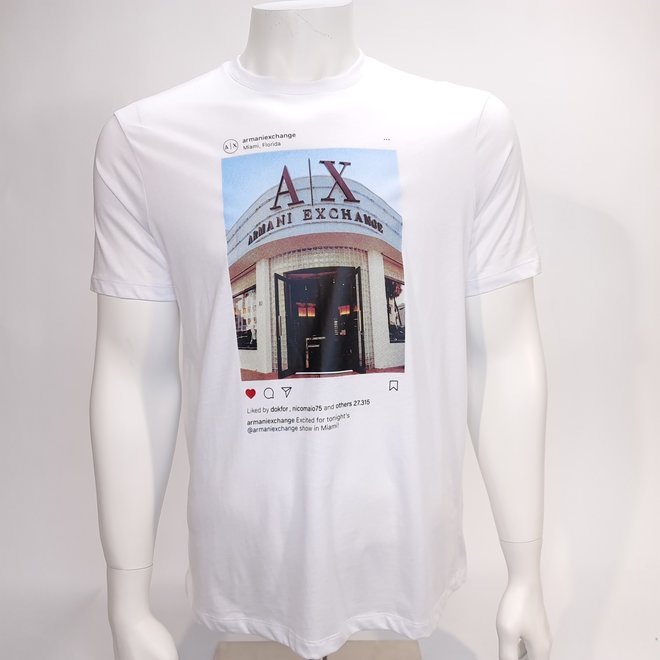 Armani Exchange insta t-shirt white