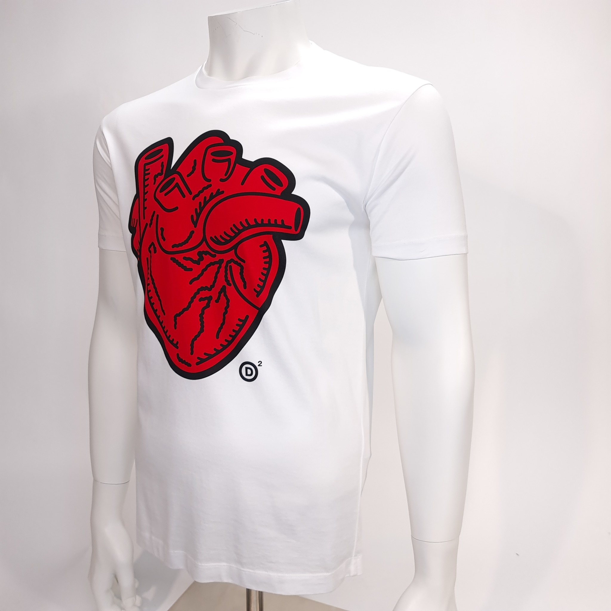 Dsquared heart t-shirt white