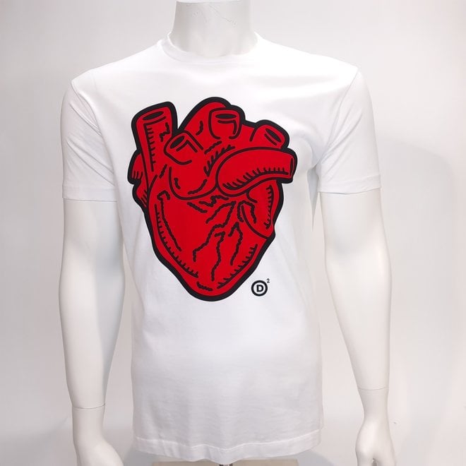 dsquared heart t shirt