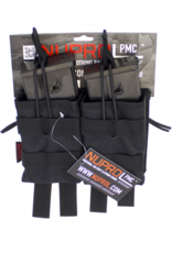 NUPROL NP PMC G36 DOUBLE OPEN MAG POUCH - BLACK