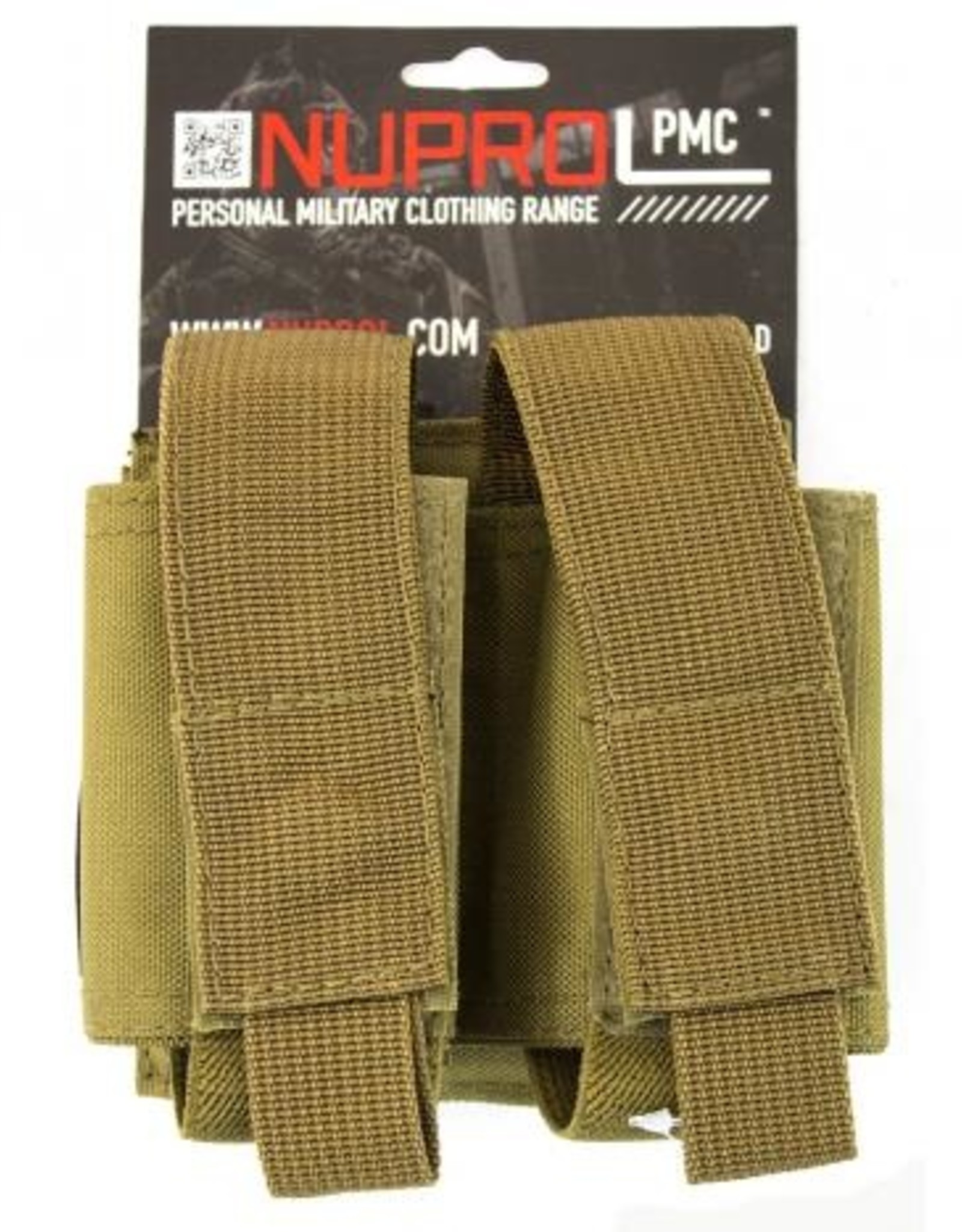 NUPROL NP PMC DOUBLE 40MM POUCH - TAN