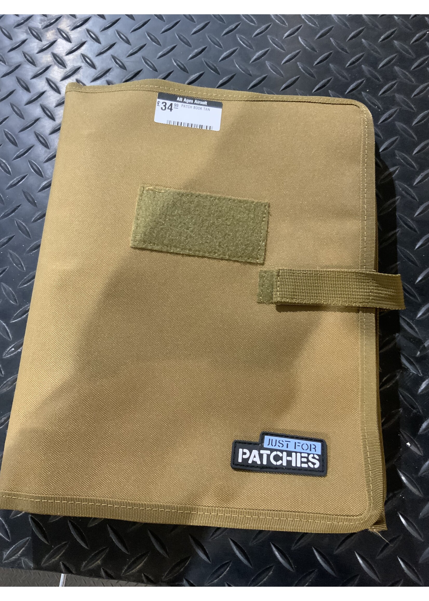 JUST FOR PATCHES PATCH BOOK TAN