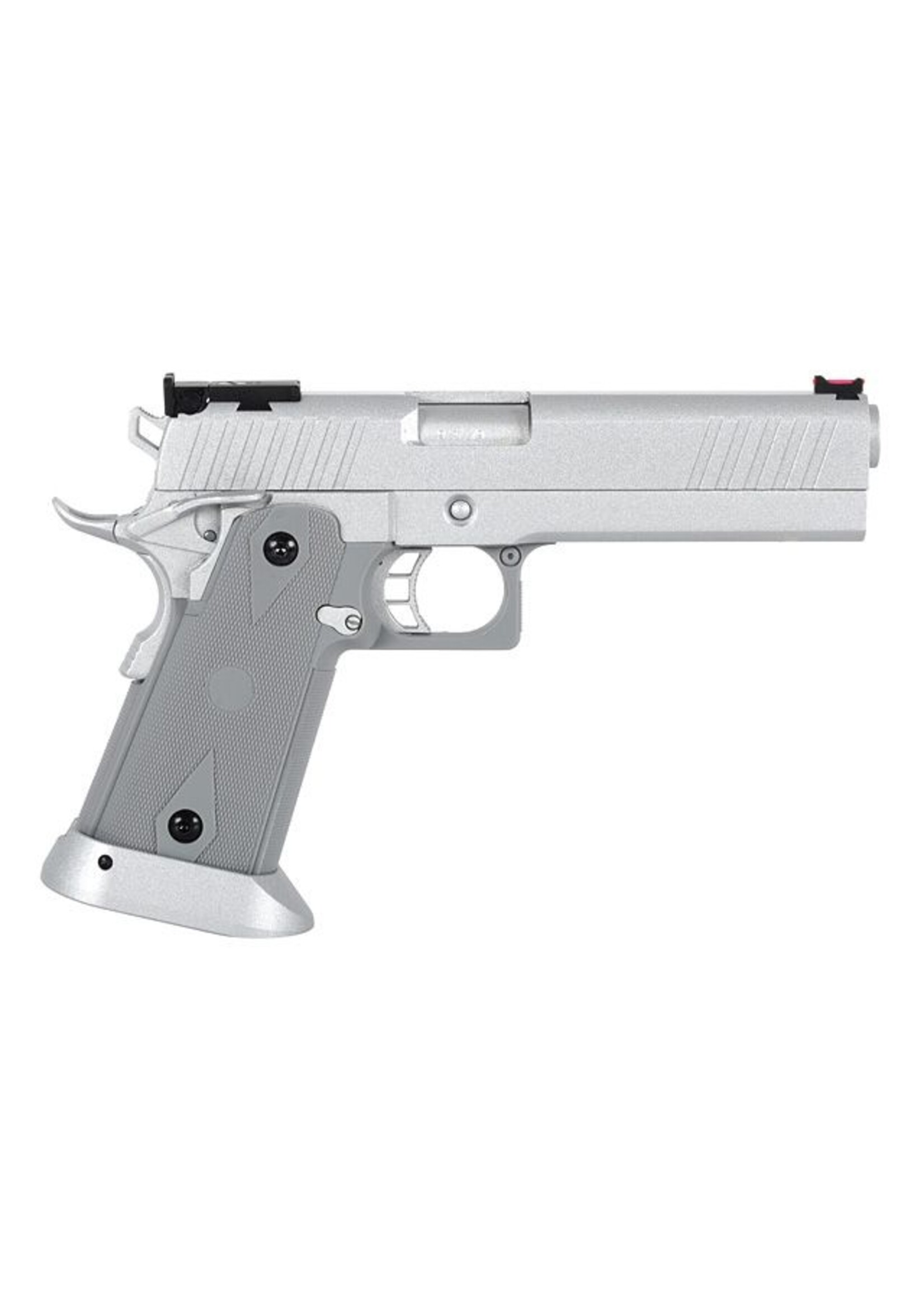 ARMY ARMAMENTS Army Custom 5.1 Hi-Capa Gas Blowback Pistol (R609 - Silver)