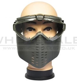 BATTLEAXE Battleaxe Full Face Goggle with Fan (B28 - OD
