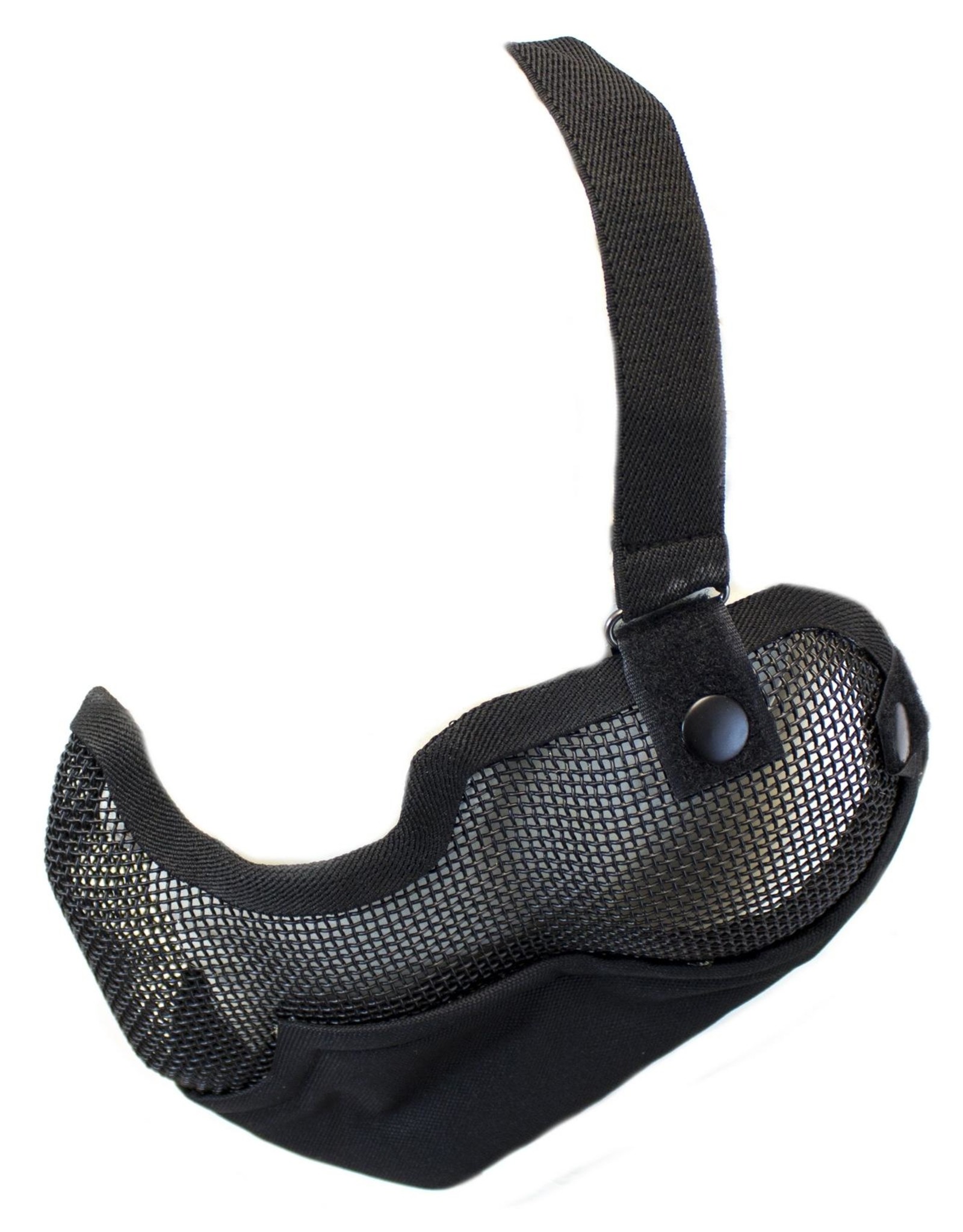 NUPROL NP MESH LOWER FACE SHIELD V2 - BLACK