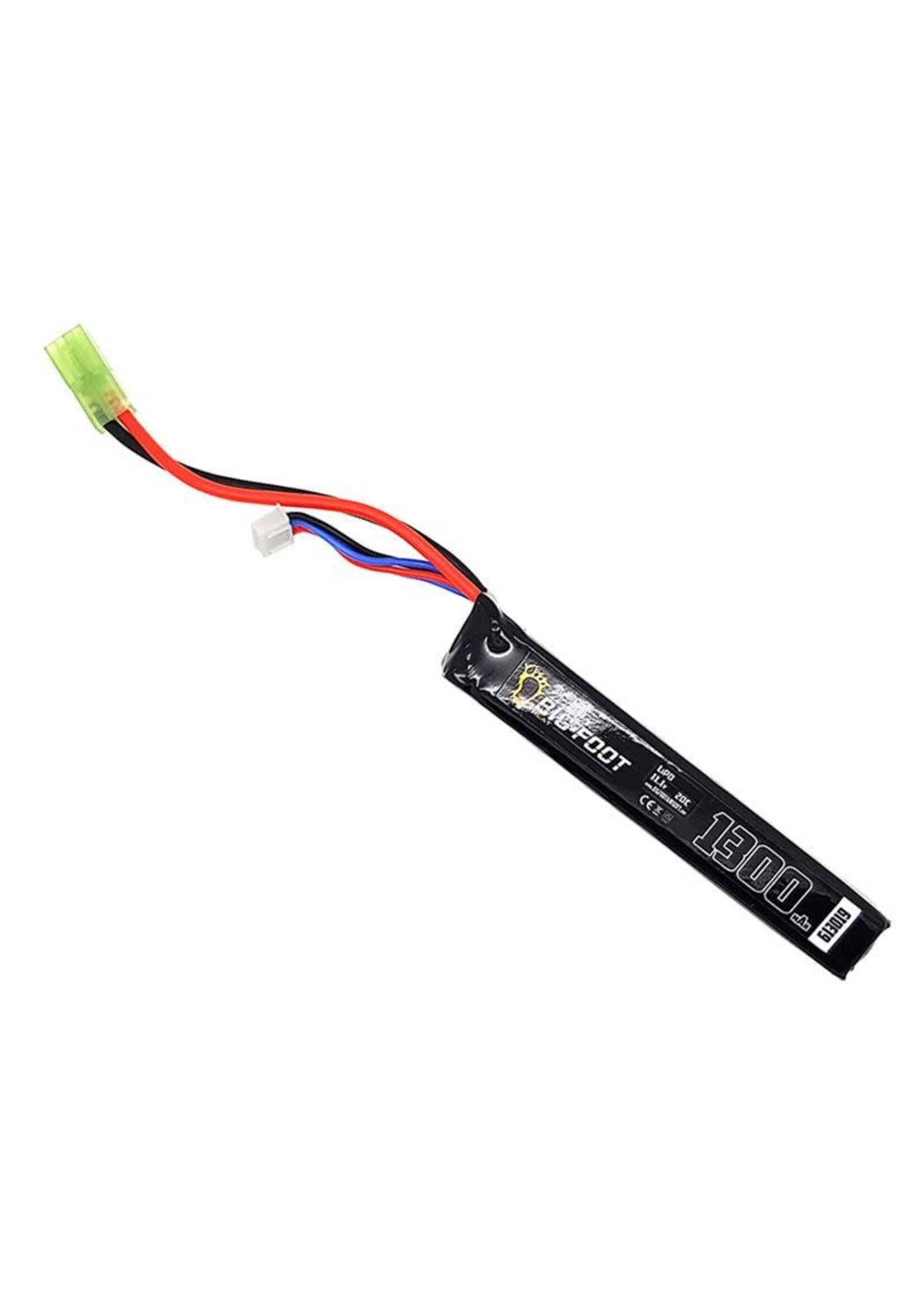 BIG FOOT Big Foot Heat Lipo Battery 1300 mAh 11.1v 20c (Stick - 130mm)