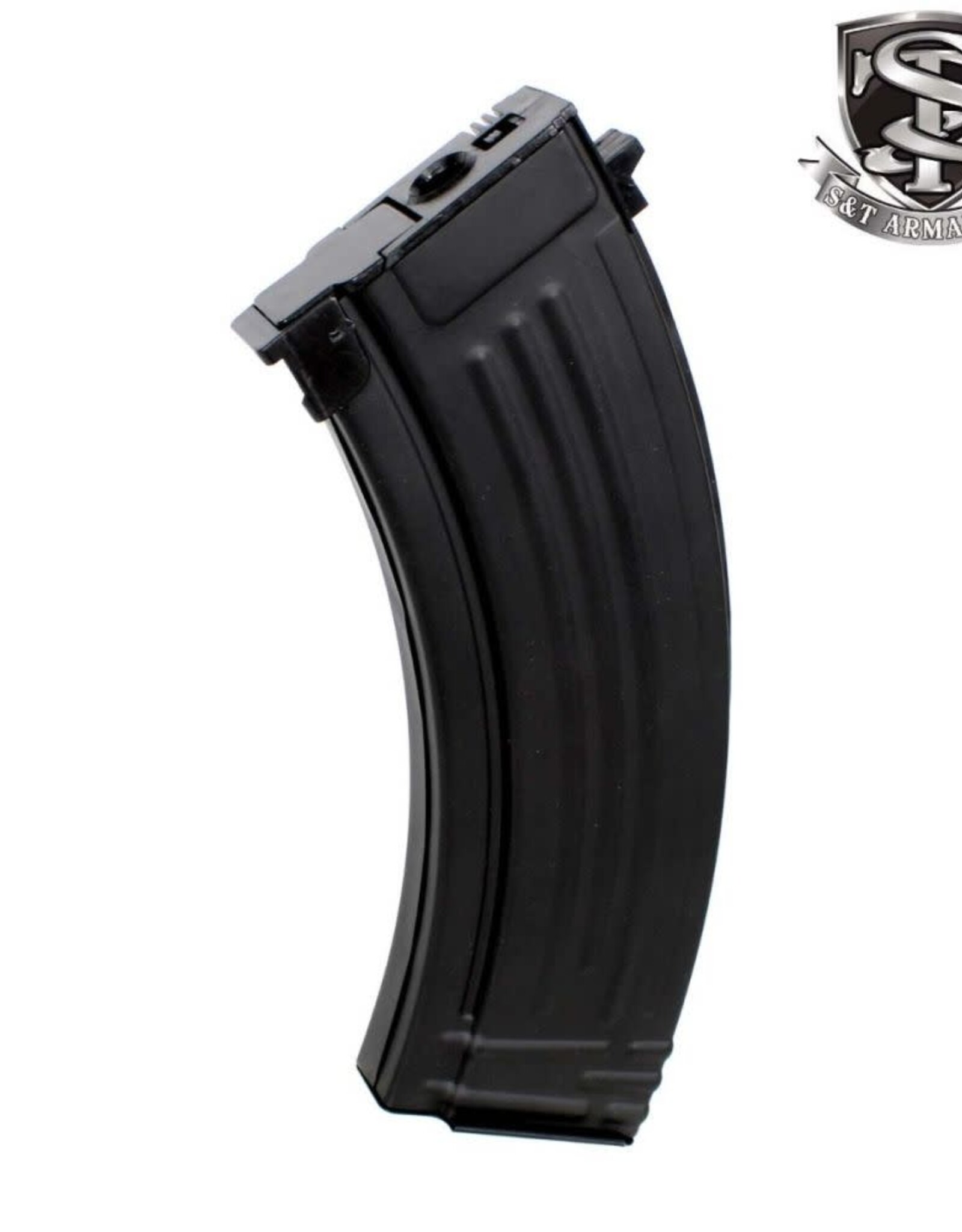 S&T S&T AK47 Series Hi-Cap Magazine Steel (460 Rounds - Black - STMAG30H)