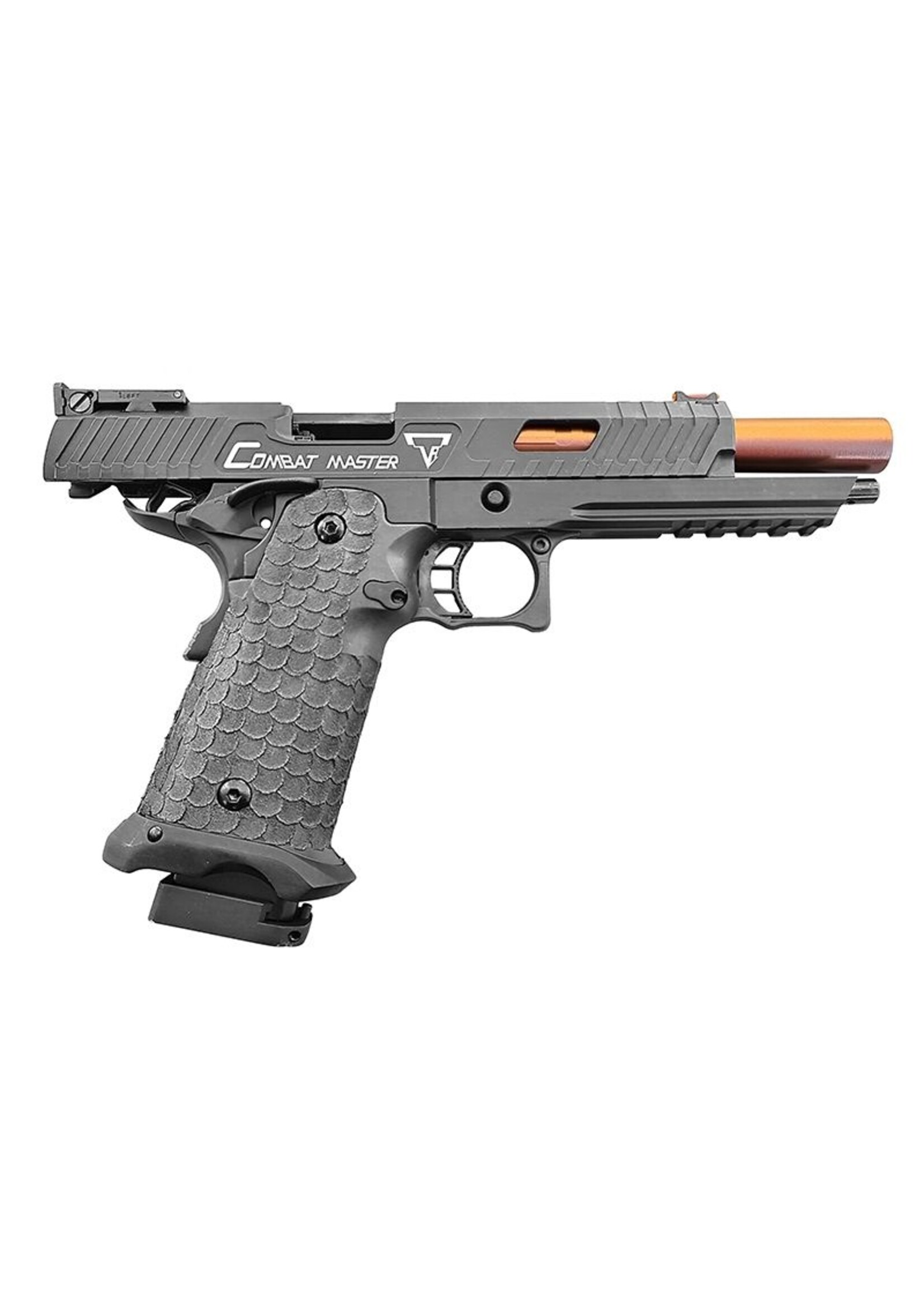 JAG PRICITION Jag Precision x Taran Tactical International Licensed JW3 Combat Master Gas Blowback Pistol (TTI - Full Metal - Black)
