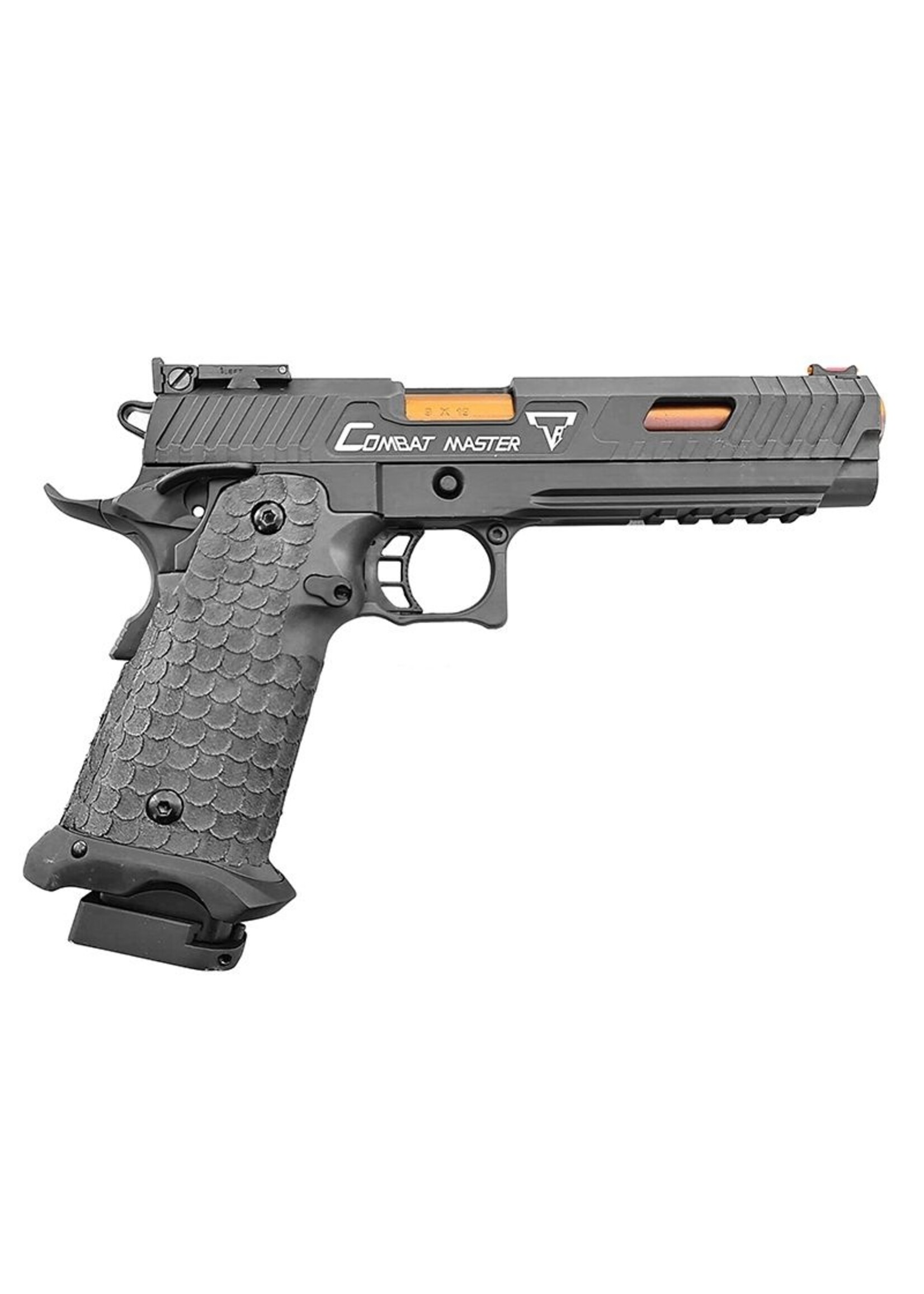 JAG PRICITION Jag Precision x Taran Tactical International Licensed JW3 Combat Master Gas Blowback Pistol (TTI - Full Metal - Black)