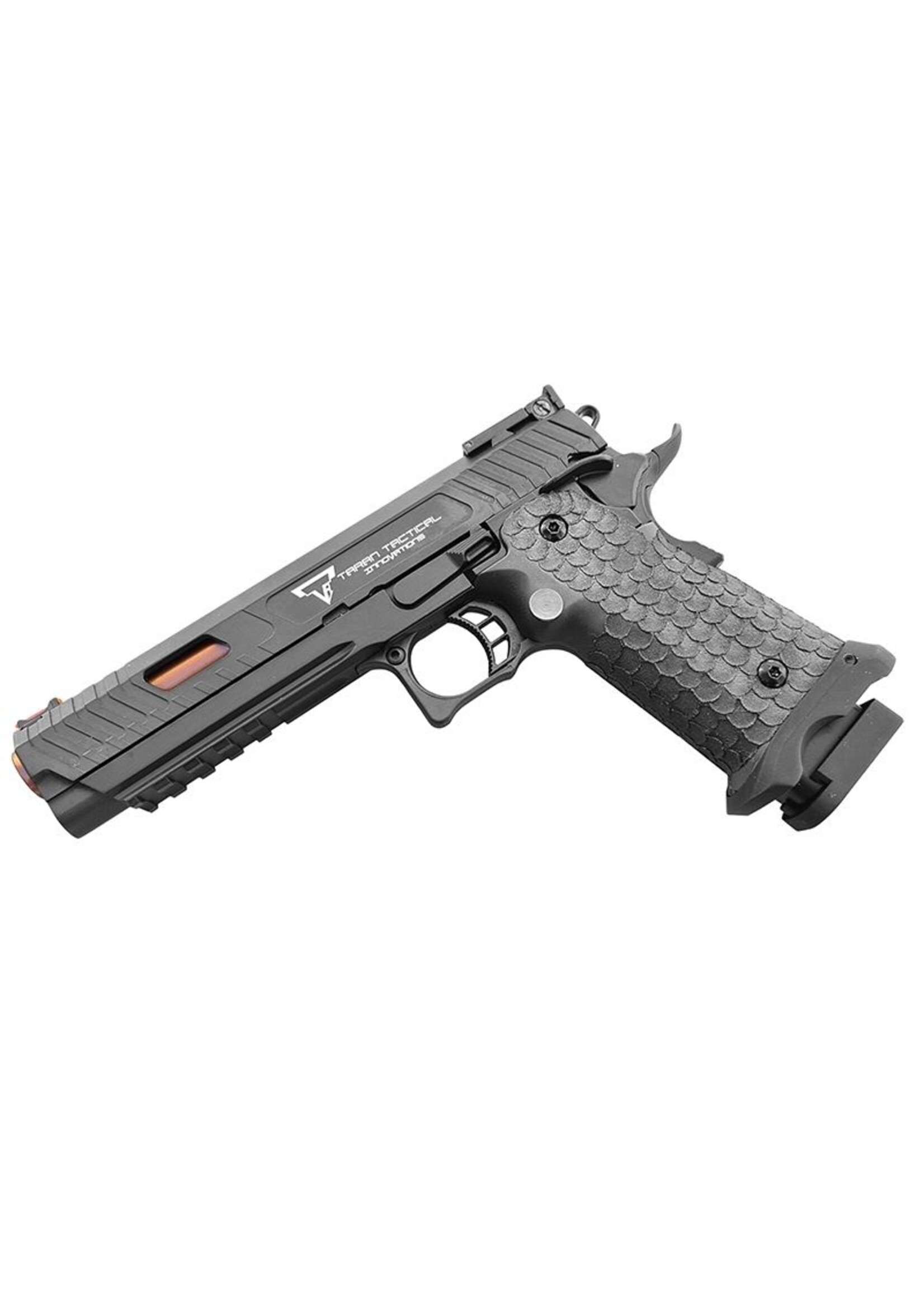 JAG PRICITION Jag Precision x Taran Tactical International Licensed JW3 Combat Master Gas Blowback Pistol (TTI - Full Metal - Black)