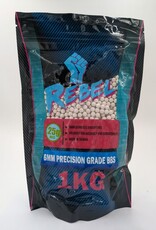 REBEL Rebel Precision BIO 6mm BBs 1kg Bag - 0.25g