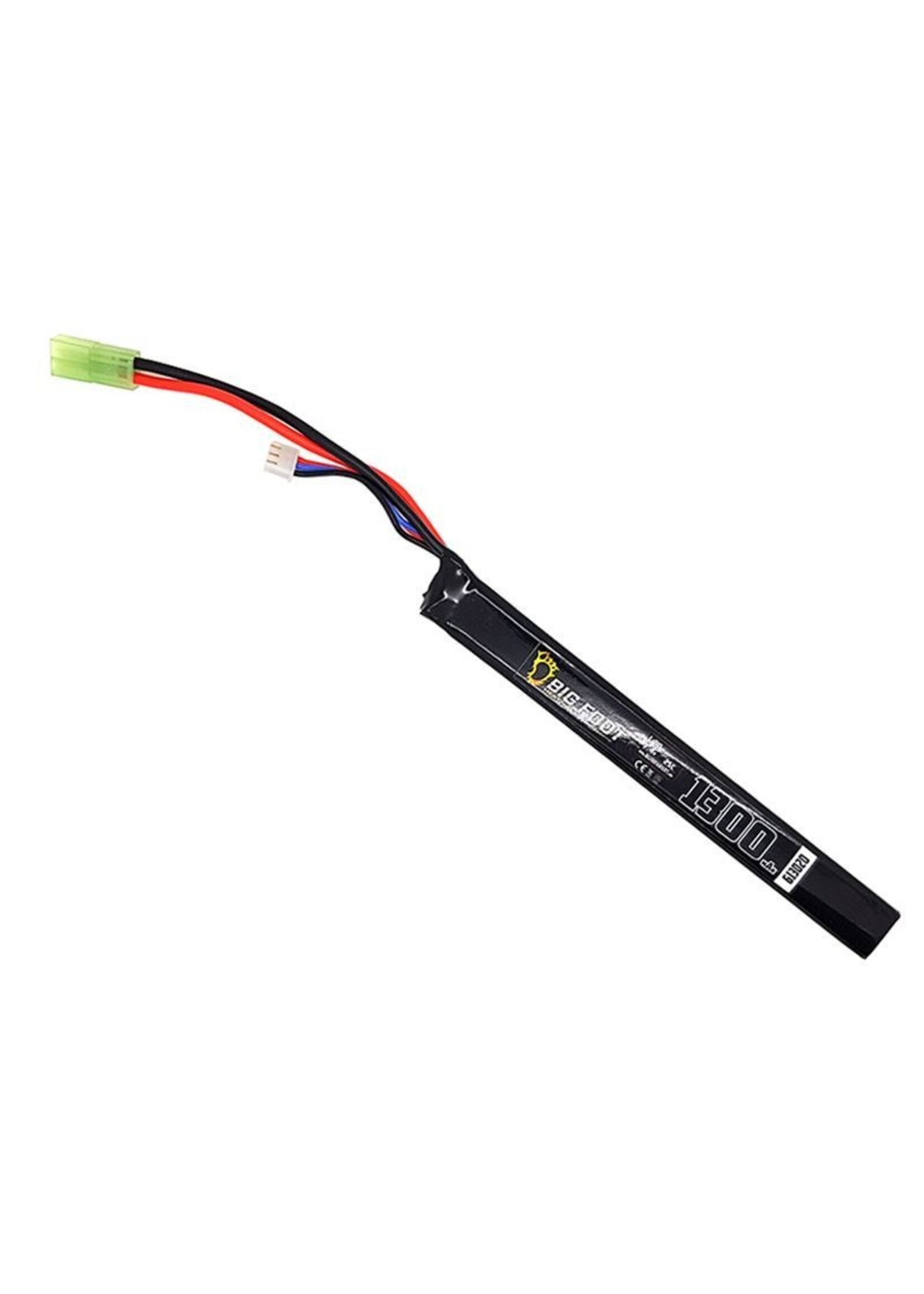 BIG FOOT Big Foot Heat Lipo Battery 1300 mAh 7.4c 25c (Stick - 170mm - AK Series)